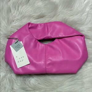 A New Day Fuchsia Hot Pink Hand Bag with Crossbody Strap